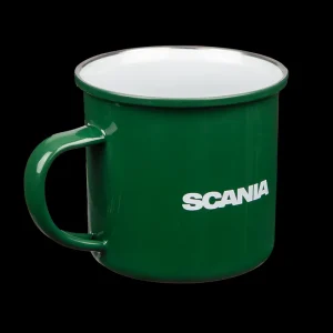 Scania Green Metal Vintage Mug New
