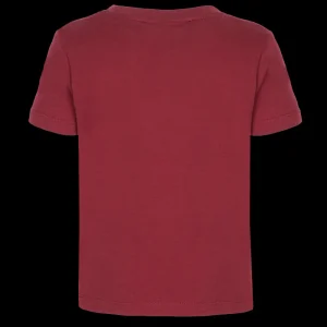 Scania Kids Burgundy Wordmark T-Shirt Cheap