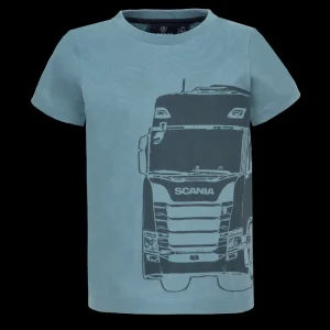 Scania Kids Light Blue Truck T-Shirt Flash Sale