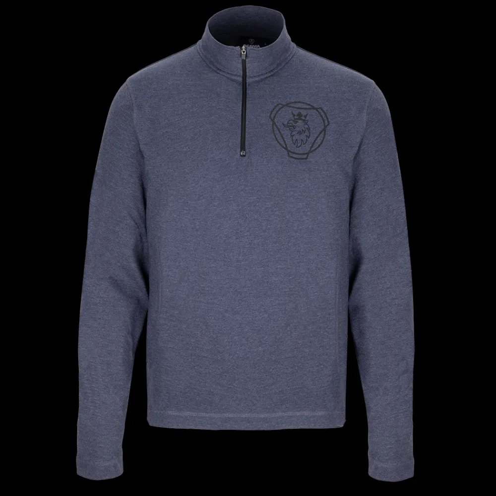 mens__zip_stripe_long_sleeve_tshirt_0.webp Scania Men's 1/4 Zip Stripe Long Sleeve T-Shirt Shop