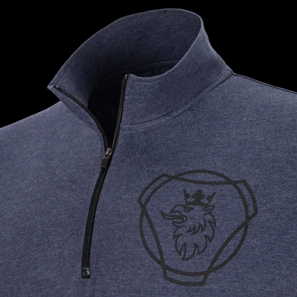 mens__zip_stripe_long_sleeve_tshirt_3.webp Scania Men's 1/4 Zip Stripe Long Sleeve T-Shirt Shop
