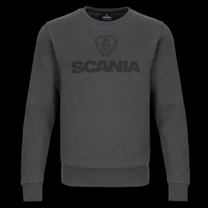Scania Men's Anthracite Crew Neck Sweatshirt Hot