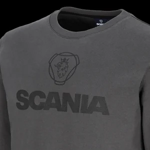 Scania Men's Anthracite Crew Neck Sweatshirt Hot
