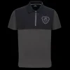 Scania Men's Anthracite Duo 1/4 Zip Polo Sale