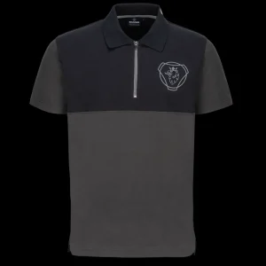 Scania Men's Anthracite Duo 1/4 Zip Polo Sale