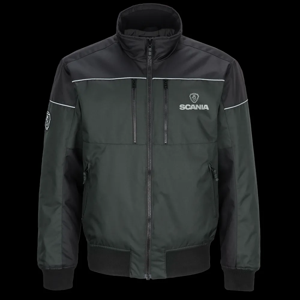 mens_anthracite_duo_v_truck_jacket_0.webp Scania Men's Anthracite Duo V8 Truck Jacket Store