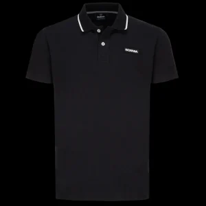 Scania Men's Black Base Polo New