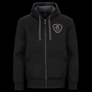 Scania Men's Black Heavy Zip Hoodie Fashion