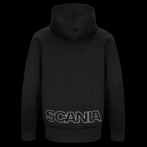 Scania Men's Black Heavy Zip Hoodie Fashion
