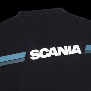 Scania Men's Black Ice Electric Stripe T-Shirt Cheap