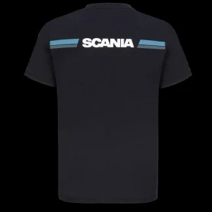 Scania Men's Black Ice Electric Stripe T-Shirt Cheap