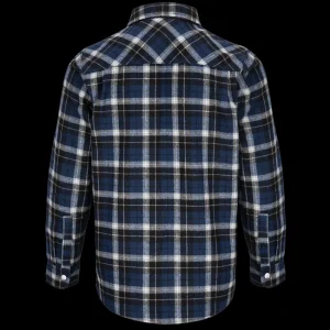 Scania Men's Blue Checked Overshirt Flash Sale