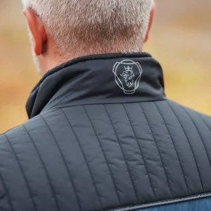 Scania Men's Blue Duo Quilted Gilet Shop