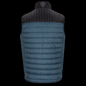 Scania Men's Blue Duo Quilted Gilet Shop