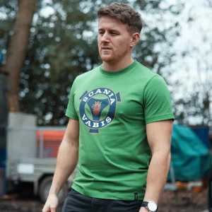 Scania Men's Green Heritage T-Shirt Discount
