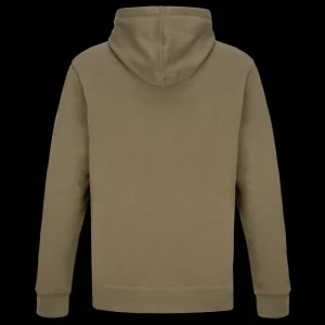 Scania Men's Khaki Stripe Relaxed Hoodie Online