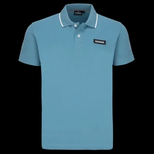 Scania Men's Light Blue Base Polo Best