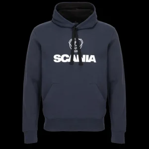 Scania Men's Navy Trademark Hoodie Hot