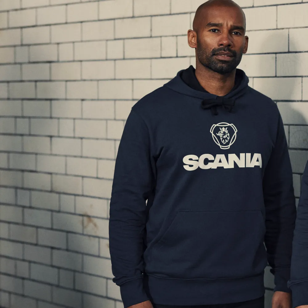 mens_navy_trademark_hoodie_1.webp Scania Men's Navy Trademark Hoodie Hot