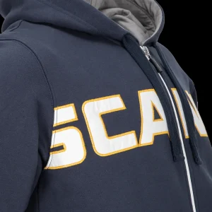 Scania Men's Retro Logo Zip Hoodie Fashion