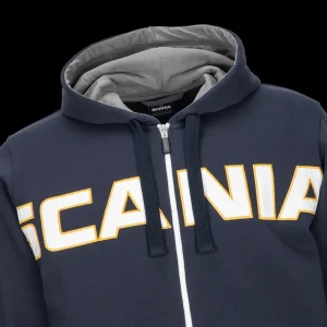 Scania Men's Retro Logo Zip Hoodie Fashion
