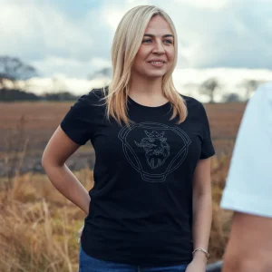 Scania Women's Black HD Symbol T-Shirt Best Sale