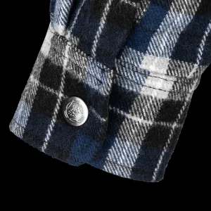 Scania Women's Blue Checked Overshirt Discount