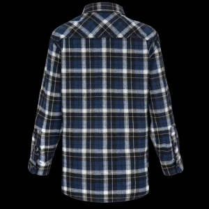 Scania Women's Blue Checked Overshirt Discount