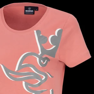 Scania Women's Dusty Pink Griffin Duo T-Shirt Outlet