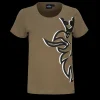 Scania Women's Khaki Griffin Duo T-Shirt Clearance