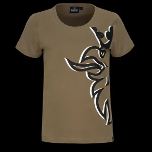 Scania Women's Khaki Griffin Duo T-Shirt Clearance