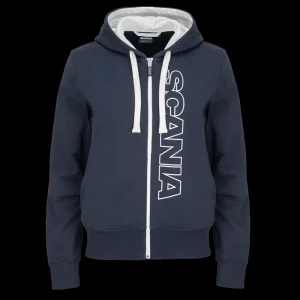 Scania Women's Navy Base Zip Hoodie Discount