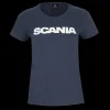 Scania Women's Navy Basic Wordmark T-Shirt Best Sale