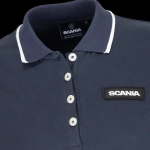 Scania Women's Navy Classic Pique Best Sale
