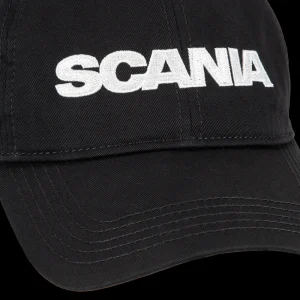 Scania Wordmark Baseball Cap - Black Fashion